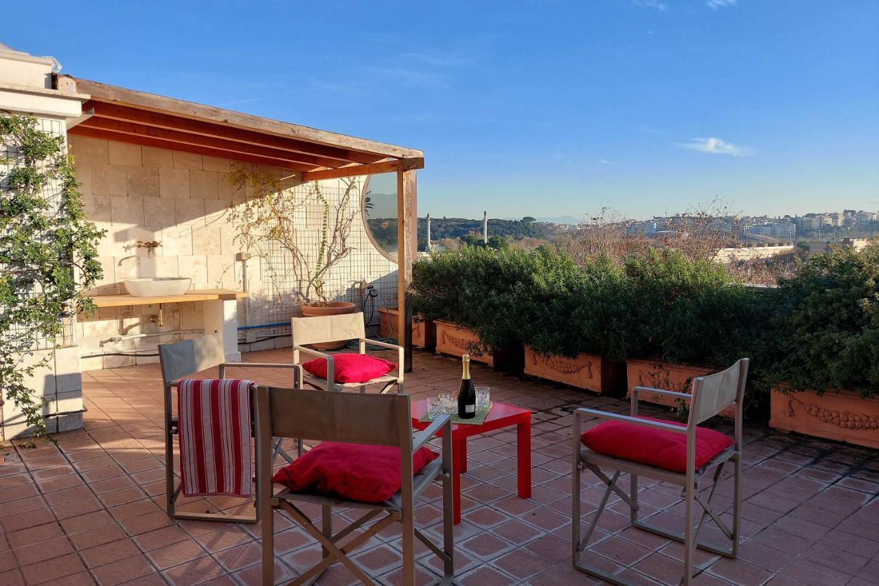로마 Beautiful Loft In Ponte Milvio With Terrace 아파트 외부 사진