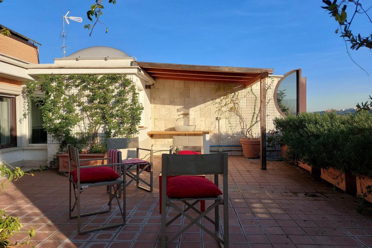로마 Beautiful Loft In Ponte Milvio With Terrace 아파트 외부 사진