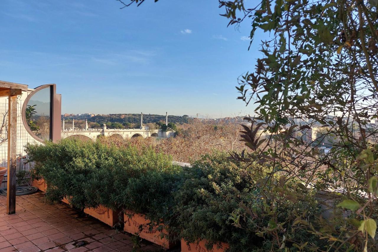 로마 Beautiful Loft In Ponte Milvio With Terrace 아파트 외부 사진