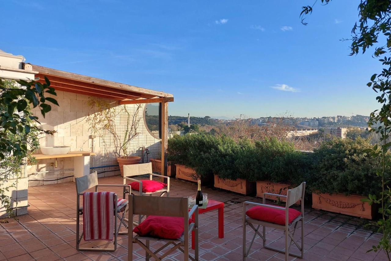 로마 Beautiful Loft In Ponte Milvio With Terrace 아파트 외부 사진