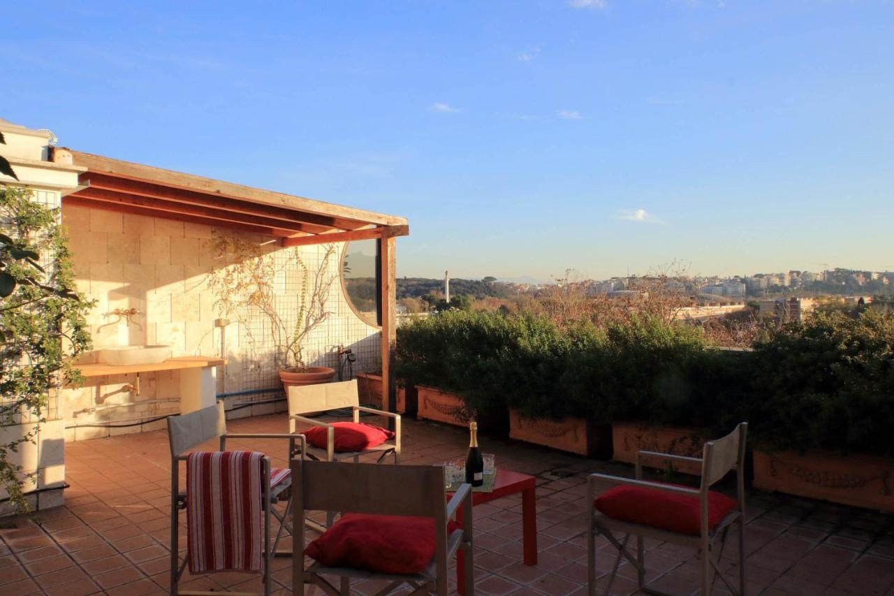 로마 Beautiful Loft In Ponte Milvio With Terrace 아파트 외부 사진