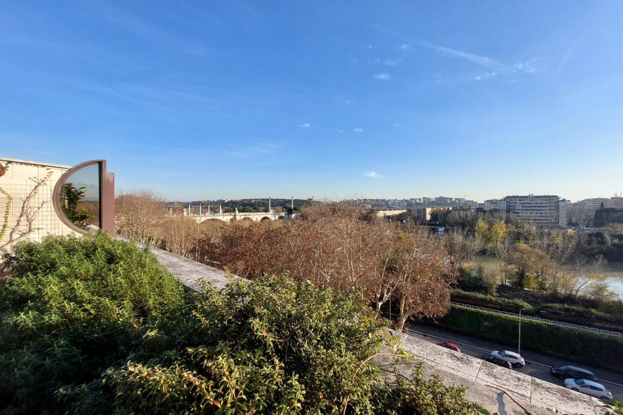로마 Beautiful Loft In Ponte Milvio With Terrace 아파트 외부 사진