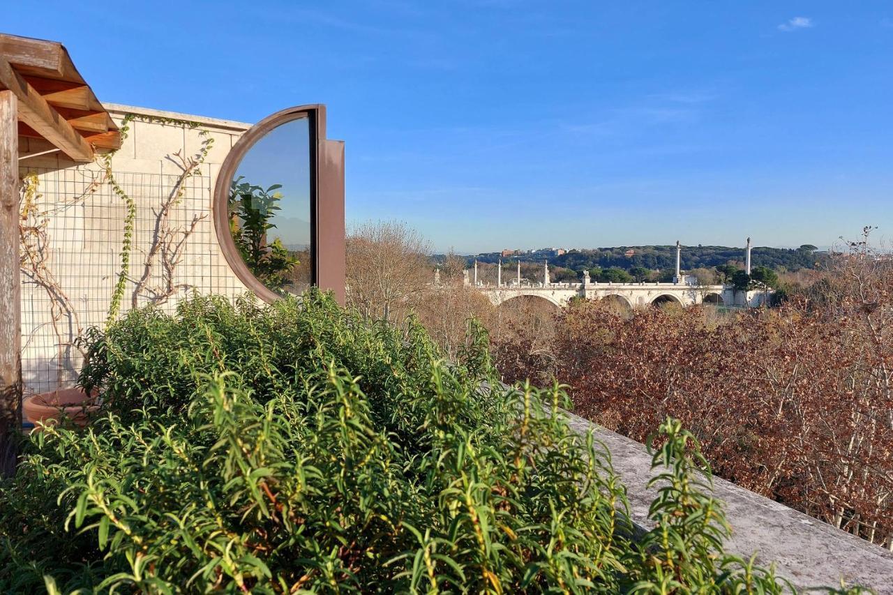 로마 Beautiful Loft In Ponte Milvio With Terrace 아파트 외부 사진