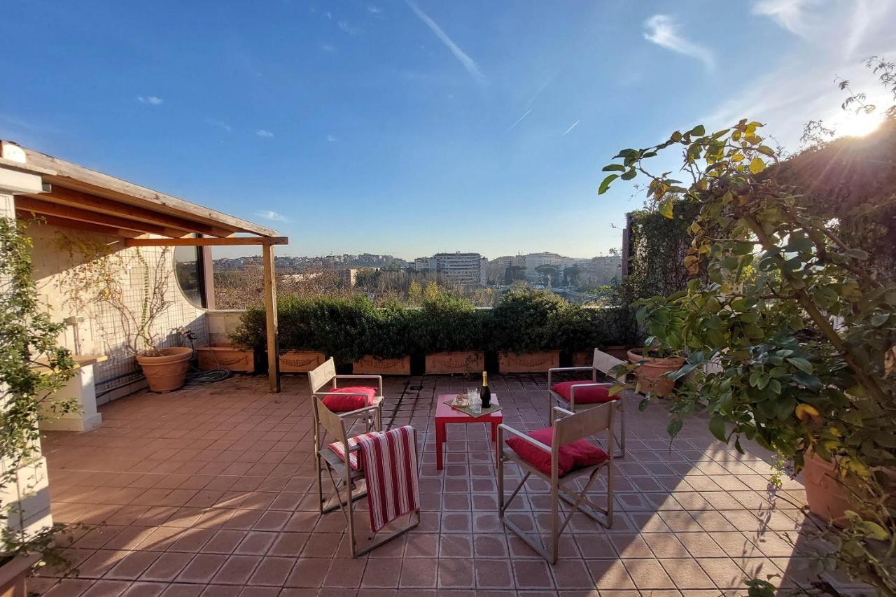 로마 Beautiful Loft In Ponte Milvio With Terrace 아파트 외부 사진