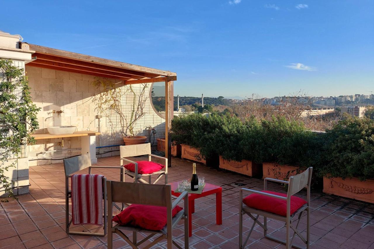 로마 Beautiful Loft In Ponte Milvio With Terrace 아파트 외부 사진
